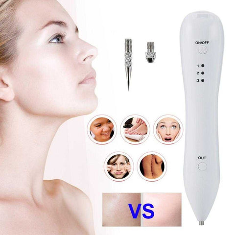 Spot Removal Pen device with fine tips for dark spot and skin tag removal on face and body