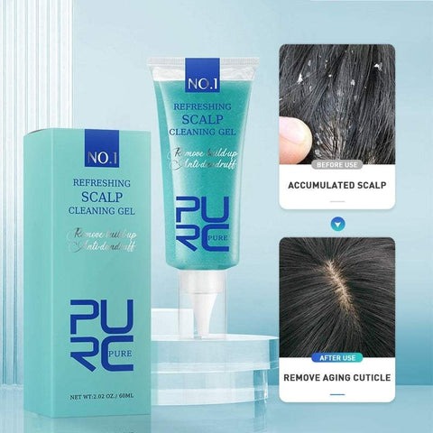 Scalp Cleansing Gel for soothing anti-dandruff treatment and scalp purification
