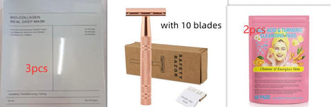 Face Mask bio-collagen deep hydration pore moisturizing skin care 3pcs pack