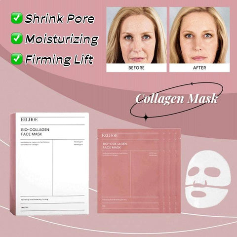 Face Mask shrink pore moisturizing firming lift collagen mask before after results deep hydration skin care