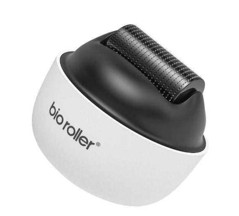 Men's portable hair growth beard roller microneedles tool for hair follicle stimulation