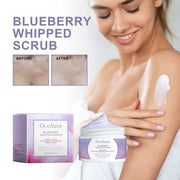 Blueberry Whipped Scrub exfoliating and brightening body scrub with antioxidant-rich blueberries for smooth and radiant skin
