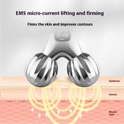 Facial Massager with EMS micro-current for lifting, firming, and contouring skin layers
