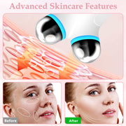 Microcurrent Facial Device for anti-aging and wrinkle reduction with improved skin absorption and lifting effects