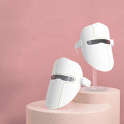 Facial Mask Instrument LED light therapy beauty mask for skin rejuvenation and hydration.