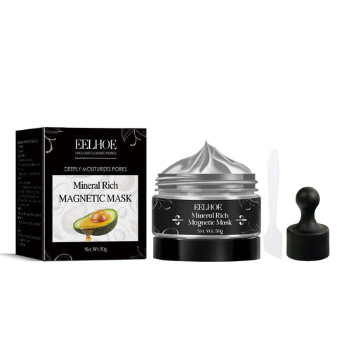 Mineral Rich Magnetic Mask with avocado extract for deep pore cleansing and moisturizing