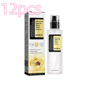 OUHOE Advanced Snail Serum 96 Mucin Power Essence bottle and box for skin hydration and repair