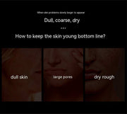 Skin Care 5-piece Set for brightening, moisturizing, wrinkle fading, and repairing dull, dry, coarse skin with large pores