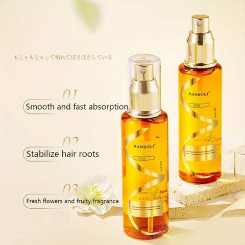 Perfume Soft Hair Care essential oil spray for dry, frizzy hair with fragrant, fast-absorbing formula