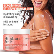 Himalayan Salt Body Scrub exfoliating cream moisturizing gentle non-irritating skin care product