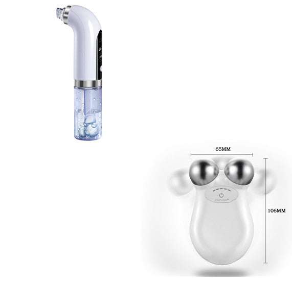 Electric Vacuum Blackhead Acne pore cleaner device with suction and interchangeable heads for deep pore cleansing and acne treatment