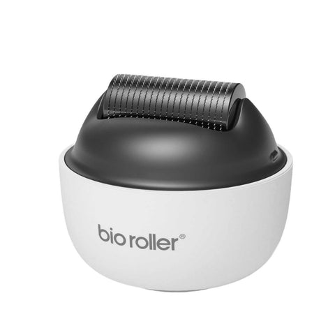 Men's Portable Hair Growth beard roller microneedles device for hair stimulation and growth